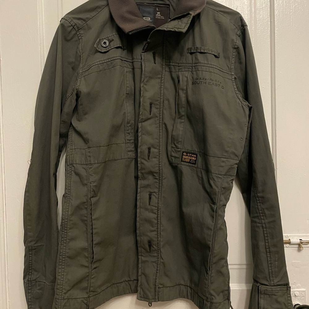 Men's Olive Green G-Star Jacket